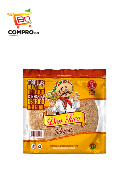 TORTILLA CHICA INTEGRAL DON TACO 270G
