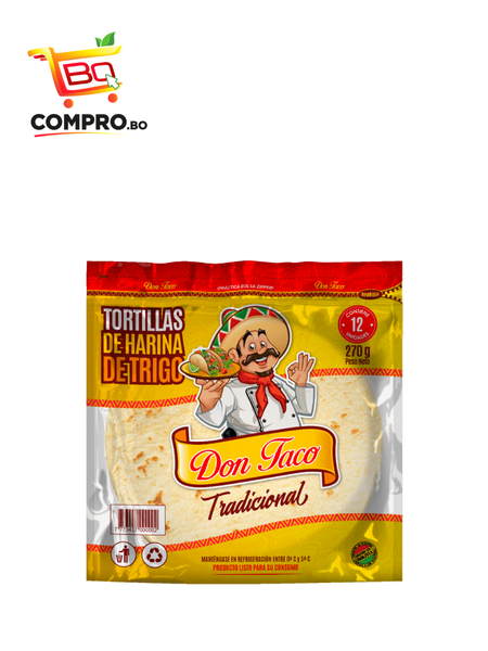 TORTILLA CHICA DE TRIGO DON TACO 270G
