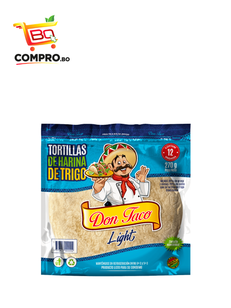 TORTILLA CHICA LIGHT DON TACO 270G