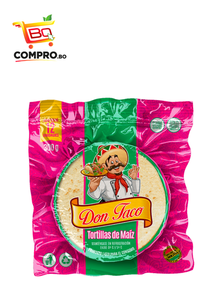 TORTILLA DE MAIZ DON TACO 300G
