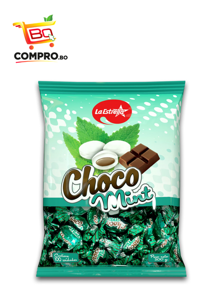 BOLSA DE CARAMELOS CHOCOMINT LA ESTRELLA 500G