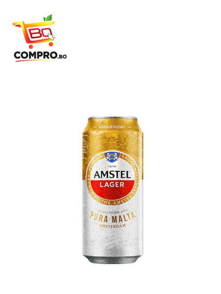 CERVEZA AMSTEL LATA 473CC