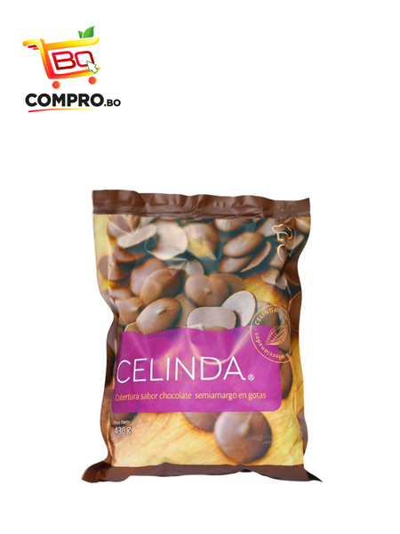 COBERTURA SAB/CHOCOLATE SEMIAMARGO GOTAS CELINDA MADISA 430G