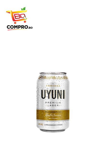 CERVEZA UYUNI PREMIUM LAGER LATA 350CC