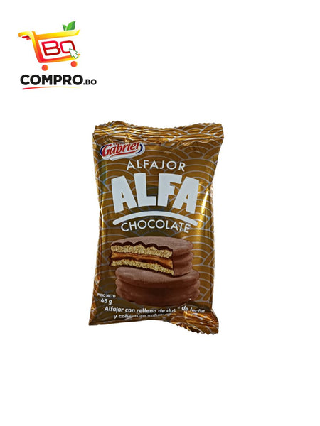 ALFAJOR ALFA CHOCOLATE CARSA 45G