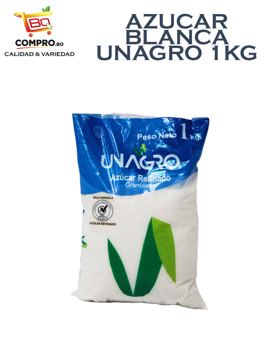 AZUCAR BLANCA UNAGRO 1KG – COMPRO.BO