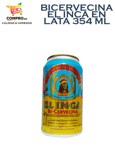 BICERVECINA EL INCA EN LATA 354 ML