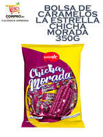 BOLSA DE CARAMELOS LA ESTRELLA CHICHA MORADA 350G