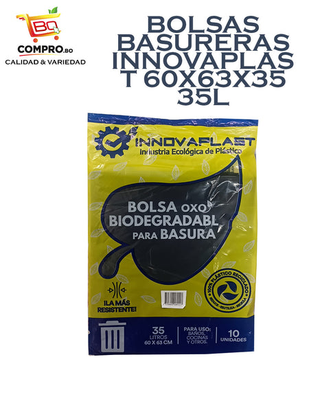 BOLSAS BASURERAS INNOVAPLAST 60X63X35 35L