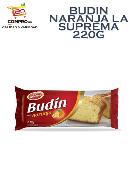 BUDIN NARANJA LA SUPREMA 220G