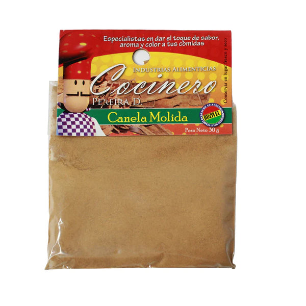 CANELA MOLIDA EN BOLSA EL COCINERO 30G