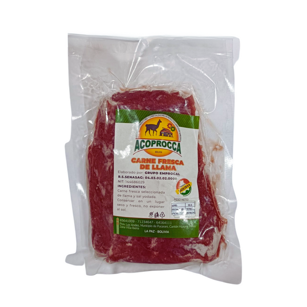 CARNE FRESCA DE LLAMA ACOPROCCA 500G