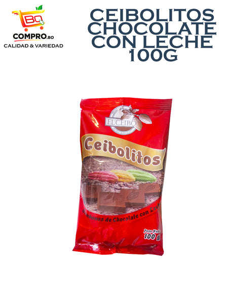 CEIBOLITOS CHOCOLATE CON LECHE 100G