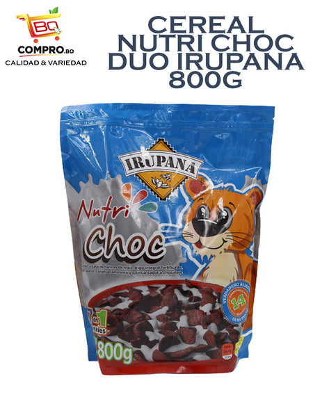 CEREAL NUTRI CHOC DUO IRUPANA 800G