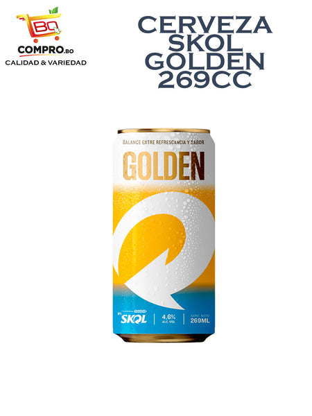 CERVEZA SKOL GOLDEN 269CC