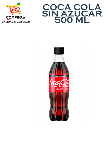 COCA COLA SIN AZUCAR 500 ML