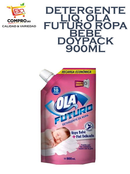 DETERGENTE LIQ. OLA FUTURO ROPA BEBE DOYPACK 900ML