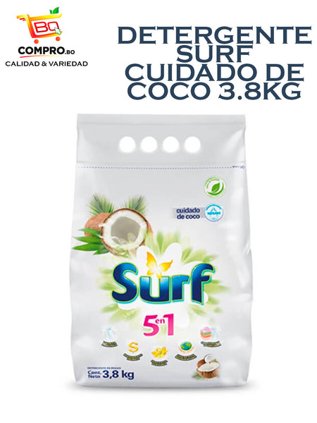 DETERGENTE SURF CUIDADO DE COCO 3.8KG