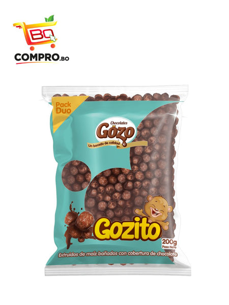 EXTRUIDOS DE MAIZ BAÑADOS CON COBERTURA DE CHOCOLATE GOZO 200G