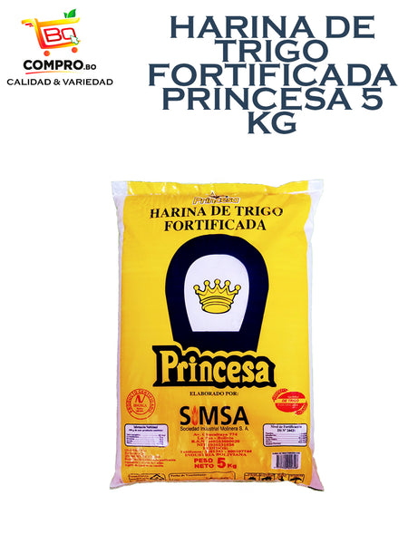 HARINA DE TRIGO FORTIFICADA PRINCESA 5 KG