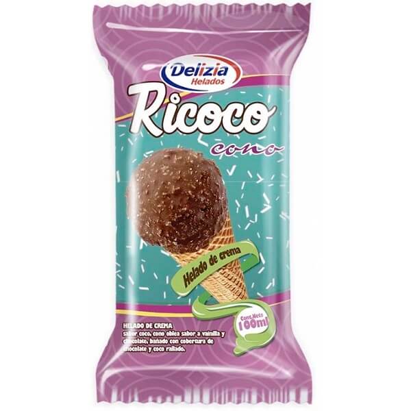 HELADO CONO RICOCO DELIZIA 100ML