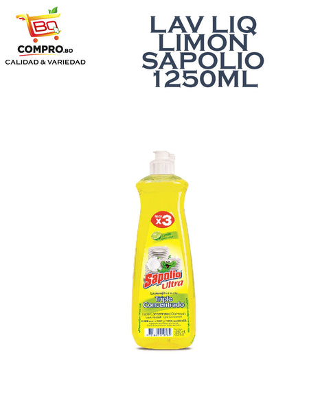 LAV LIQ LIMON SAPOLIO 1250ML