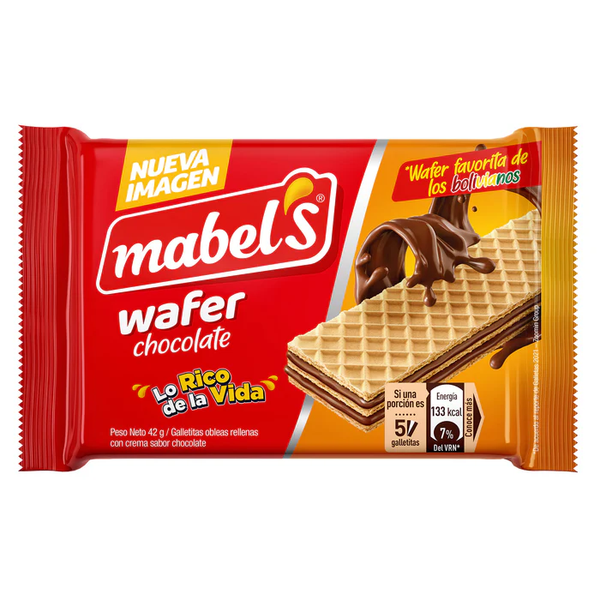 MABELS WAFER CHOCOLATE 42G