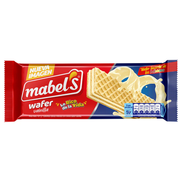 MABELS WAFER VAINILLA 107G