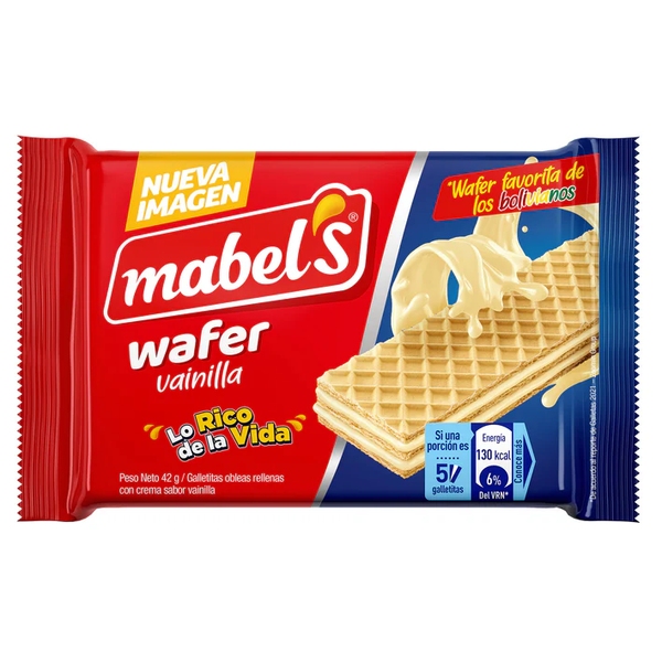 MABELS WAFER VAINILLA 42G