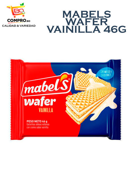 MABELS WAFER VAINILLA 42G