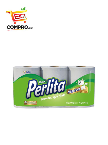 PAPEL HIGIENICO PERLITA MEGASOFT 6U