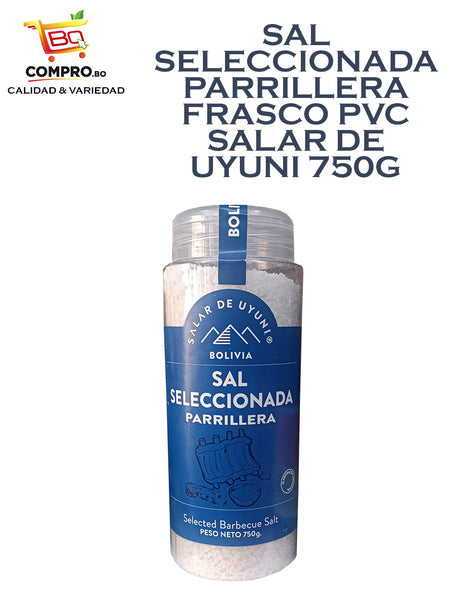 SAL SELECCIONADA PARRILLERA FRASCO PVC SALAR DE UYUNI 750G