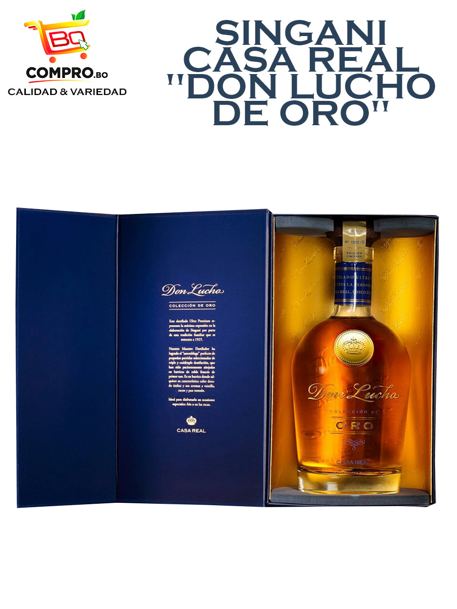 カーサレアル ドンルーチョ Casa Real Don Lucho de Oro シンガニ カーサレアル ドンルーチョ お酒 singani CasaReal