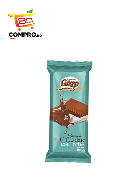 CHOCOLATE TABLETA CON LECHE GOZO 100G