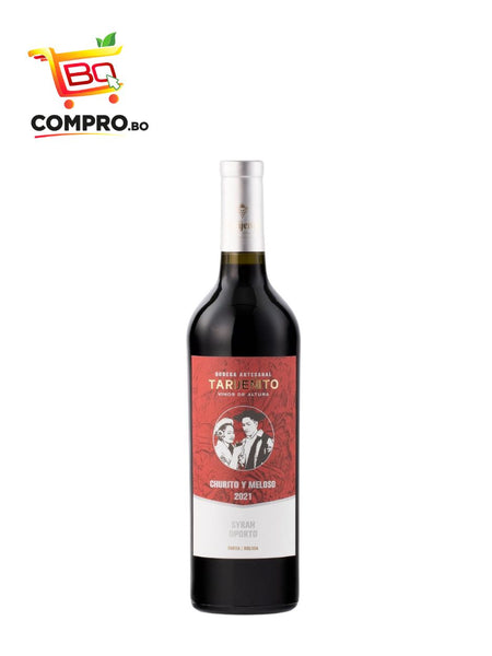 VINO SYRAH OPORTO CHURITO Y MELOSO TARIJEÑITO 700ML