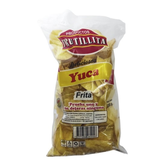 YUCA FRITA FAMILIAR FRUTILLITA 250G