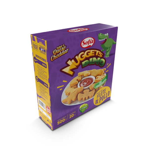 NUGGETS DINOS SOFIA 500G EN CAJA