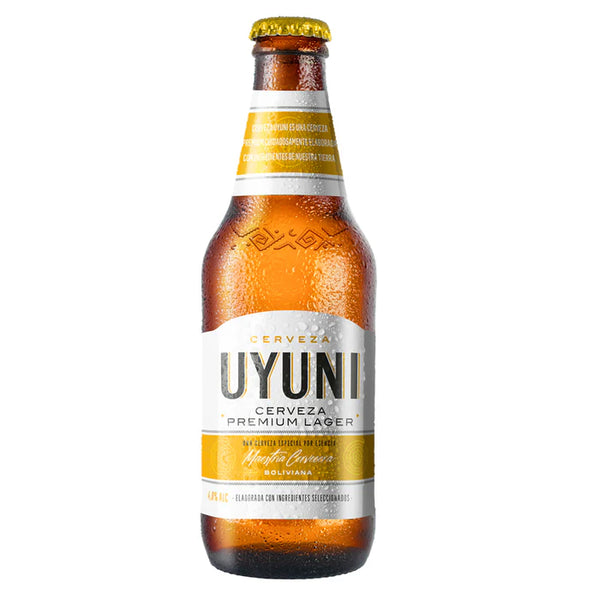 CERVEZA UYUNI PREMIUM LAGER BOTELLIN 330CC